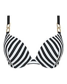 Boux Avenue Mirissa Mono Stripe Bikini Top