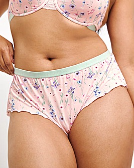 Pretty Secrets Floral Print Micro French Knicker