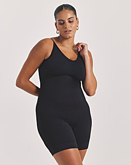 MAGISCULPT Medium Control Seamfree Mid Thigh Bodysuit Black