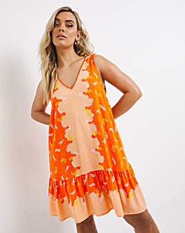 Boho Printed Beach Dress