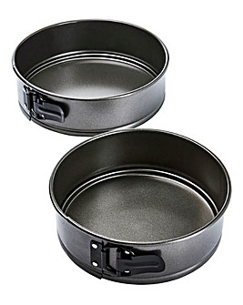 MasterClass Non-Stick Twin Pack - Spring Form Cake Pans