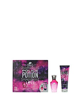 Police Potion Love 2 Piece Gift Set: Eau de Parfum 30ml - Body Lotion 100ml
