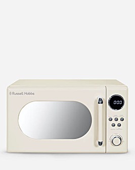 Russell Hobbs RHM2044C Retro 20 Litre Cream Digital Microwave