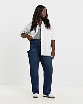 Indigo Authentic Relaxed Straight Leg Jeans