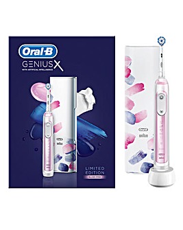 Oral-B Genius X Art of Brushing Blush Pink Electric Toothbrush