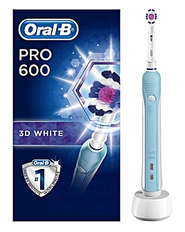 Oral B Pro 600 3D White Electric Toothbrush