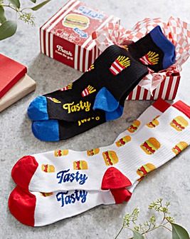 Boxt Socks Burger Socks