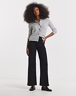 Black Stretch Wide Leg Weekender Jeggings