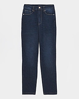 Dark Indigo Slim Mom Jeans