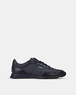 Dark Blue BOSS Zayn Low Trainer