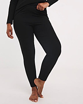 Pretty Secrets Thermal Brushed Fleece Legging - Black