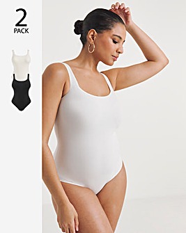 MAGISCULPT Light Control 2 Pack Smoothing Vest Bodysuits