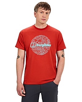Berghaus Map of The Moon T-Shirt