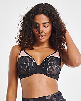 Madison Full Cup Wired Bra Black