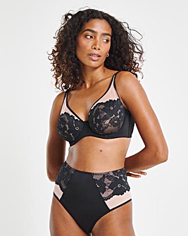 Pretty Secrets Madison Full Brief Knickers Black