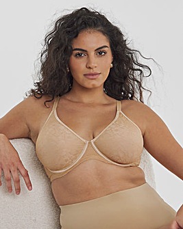 MAGISCULPT Smoothing Moulded Lace Full Cup Bra B-F Almond
