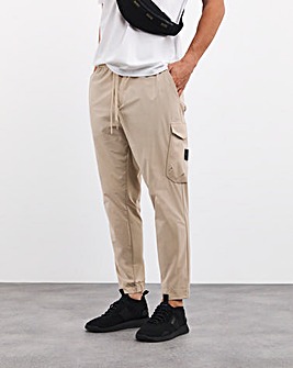 BOSS Beige Cargo Trouser