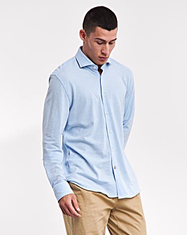 BOSS Long Sleeve Soft Jersey Shirt