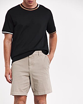 BOSS Beige Twill Short