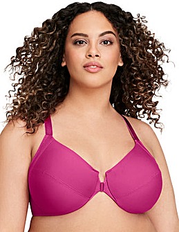 Glamorise Plus Size Front-Fastening WonderWire Bra 1247