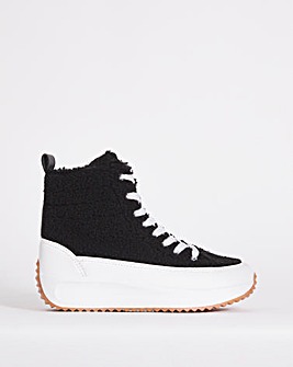 Hiker Canvas Trainers Wide