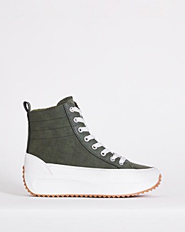 Casoria Chunky Hiker Trainers Wide Fit