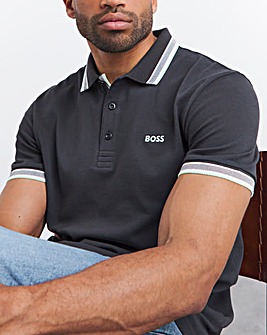 BOSS Paddy Classic Tipped Collar Polo