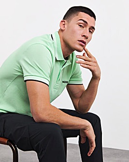 BOSS Paddy Classic Tipped Collar Polo