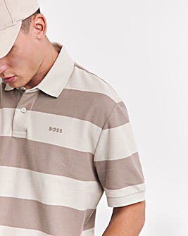 BOSS Striped Polo Shirt