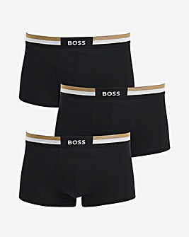 BOSS 3 Pack Motion Trunks Black