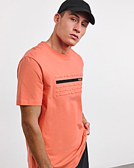 BOSS Chest Logo Coral T-shirt