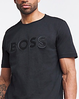 BOSS Raised Logo Black T-shirt