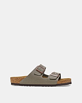 Birkenstock Classic Birkibuc Arizona Sandals - Stone
