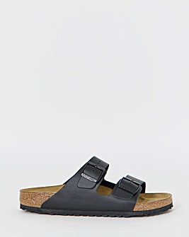 Birkenstock Classic Smooth Leather Arizona Sandals - Black