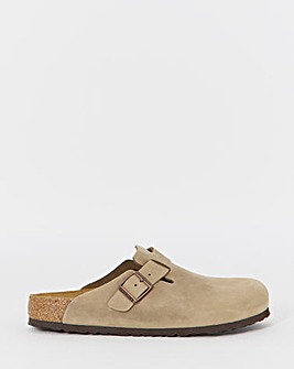 Birkenstock Classic Oiled Leather Boston Clogs - Tabacco Brown