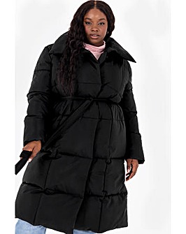 Lovedrobe Black Padded Longline Coat