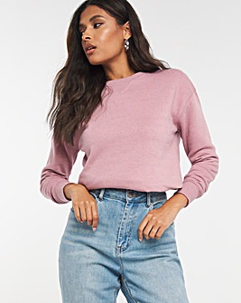 Mauve Plain Sweatshirt
