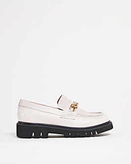 Mariana Chunky Chain Loafer Wide Fit