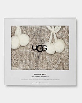 Ugg Giftable Boxed Pom Pom Socks