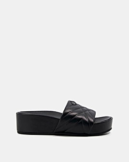 Dune London Kygo Quilted Leather Jumbo Flatform D Fit