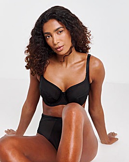 Panache Tango II Essence Balcony Wired Non Padded Bra Obsidian