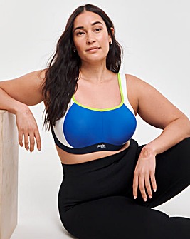 Panache High Impact Wired Sports Bra Blue