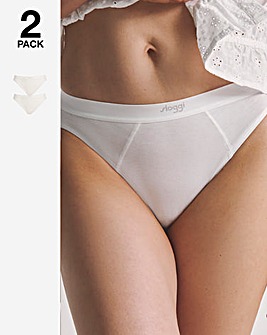 Sloggi Ever Ease 2 Pack Tai Knickers