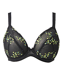 Panache Meadow Plunge Wired Bra Black