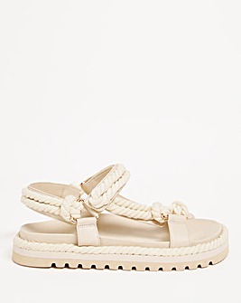 Lucy Rope Chunky Sandal Wide Fit