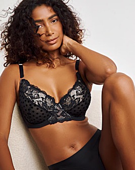 Dorina Yasmine Full Cup Wired Non Pad Bra Black