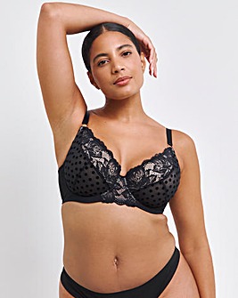 Dorina Yasmine Full Cup Wired Non Pad Bra Black