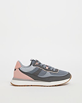 Olivia Lace Up Runner Trainers Wide Fit