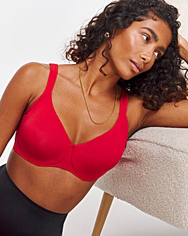 Dorina Zelina Non Pad Wired T Shirt Bra Red