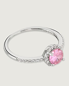 Buckley London The Carat Collection- Pink Halo Ring